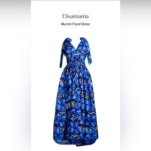 Gorgeous Elisamana blue floral maxi